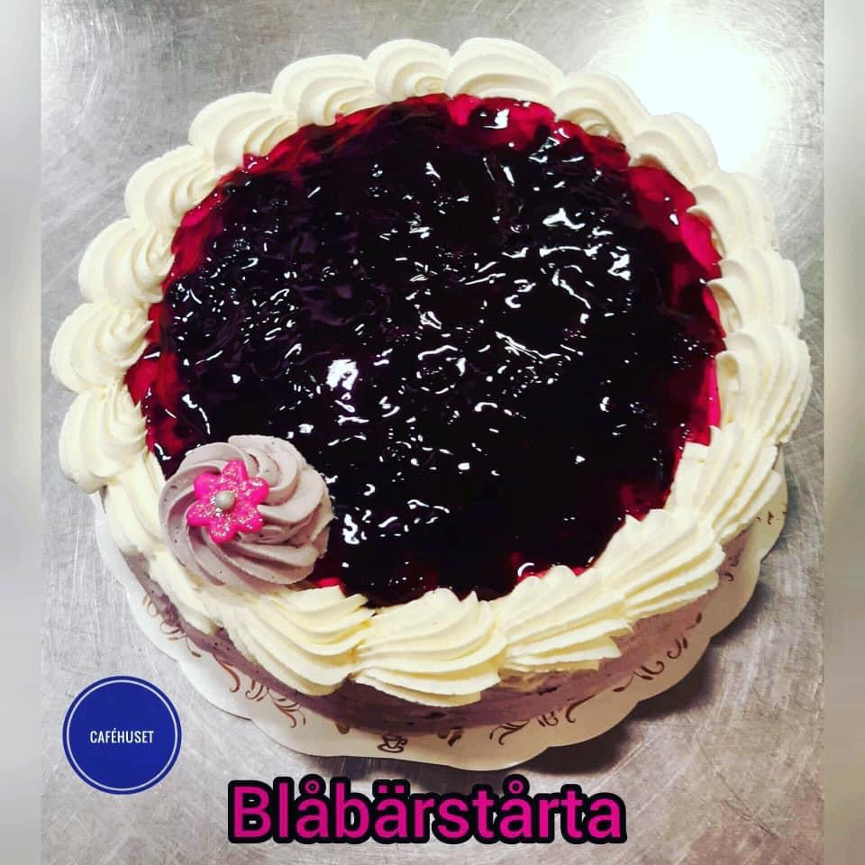 Blåbärstårta