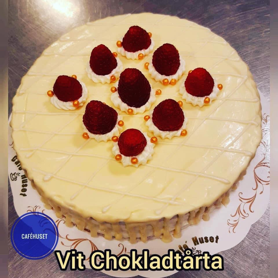 Vit chokladtårta