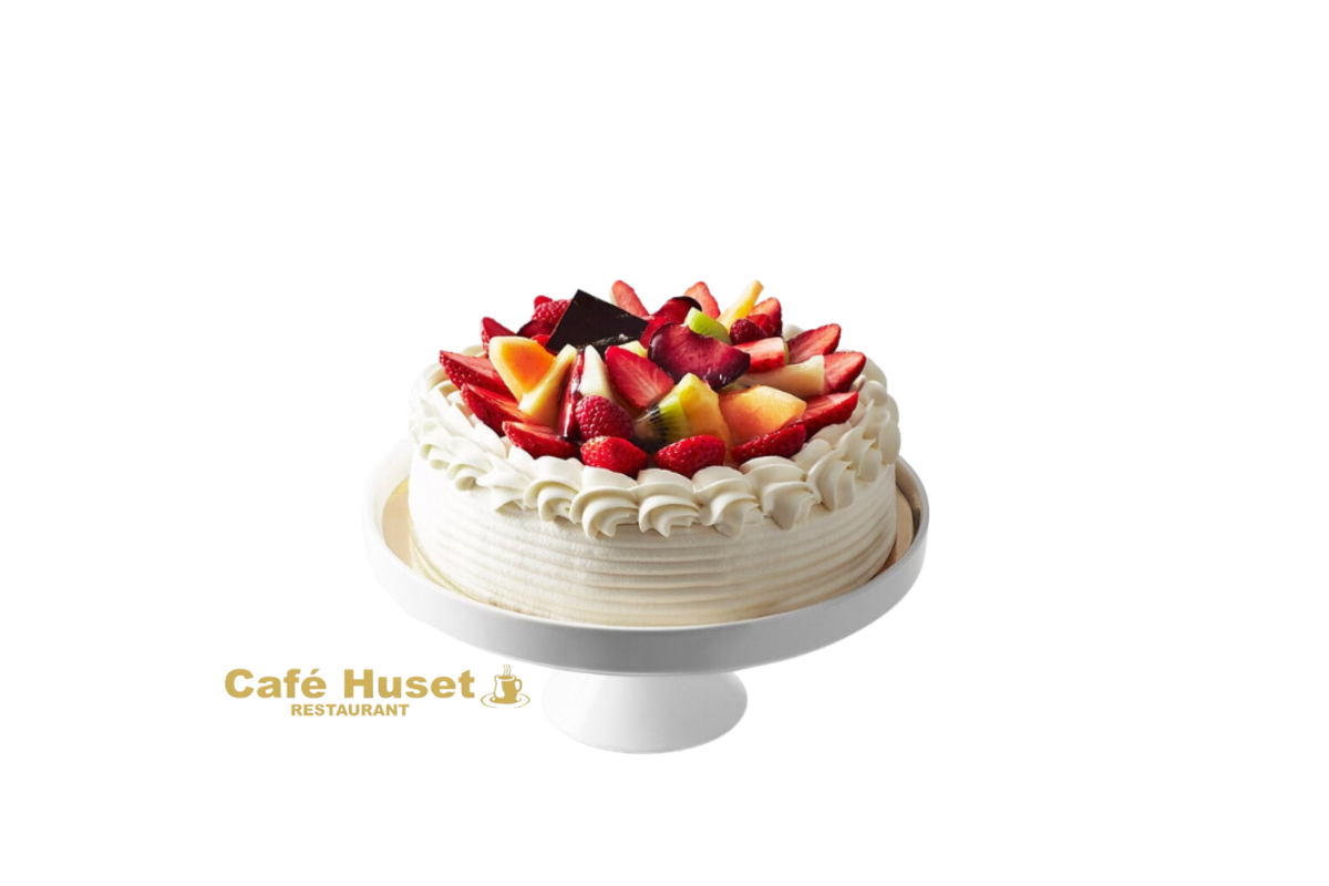 Gräddtårta med frukt