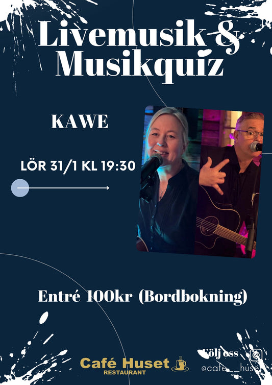 KAWE Livemusik & musikquiz